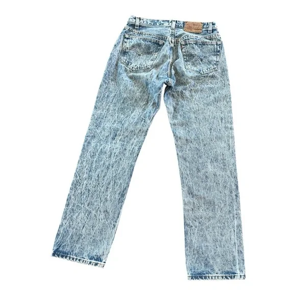 Vintage Levi’s acid wash 501 Blue Jeans size 32